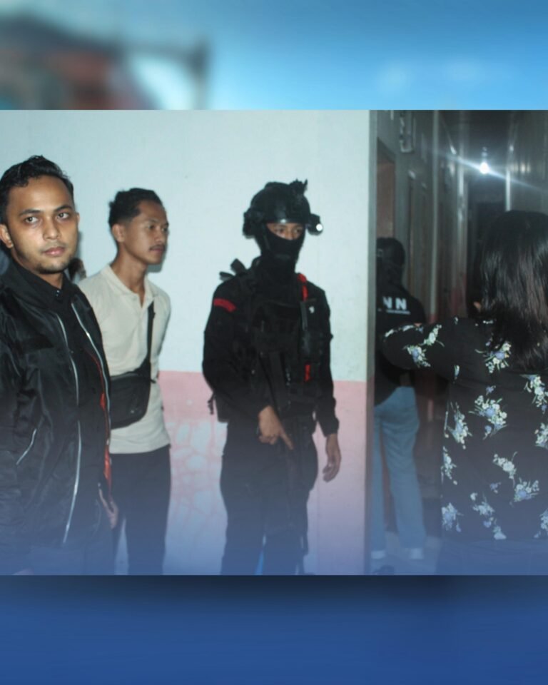 Brimob Polda Sumut Bersama BNN Gencarkan Razia Narkoba di Gunungsitoli, 7 Orang Positif Diamankan