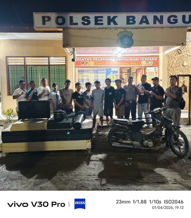 Bukan Sekadar Bobol Rumah, Jaringan Maling Serba Bisa Dibekuk Polsek Bangun! 7 Pelaku Diamankan, 1 DPO Masih Diburu