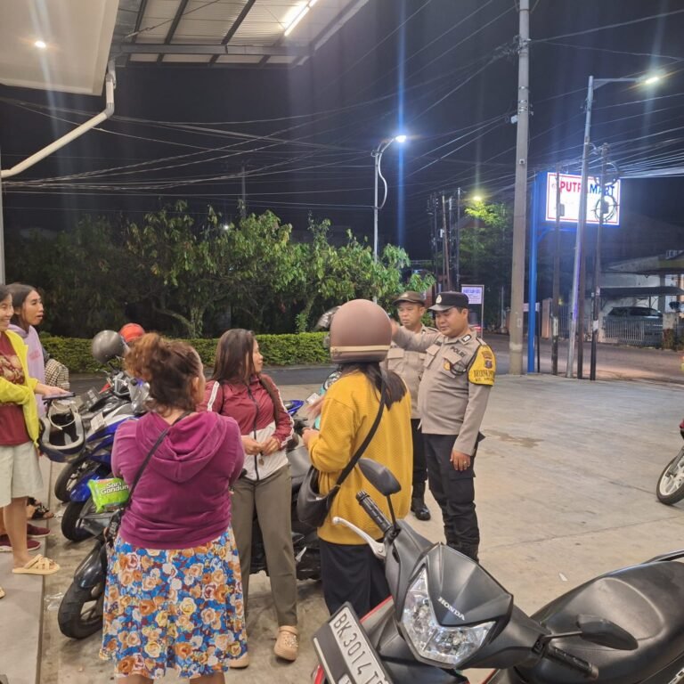 Cegah Guantibmas, Polsek Siantar Marihat Laksanakan Patroli Diwilkumnya