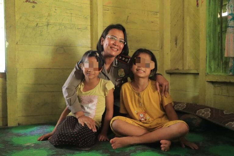 Kapolres Samosir Jadi Orangtua Asuh Anak Korban Penganiayaan, Wujud Kepedulian Masa Depan Korban