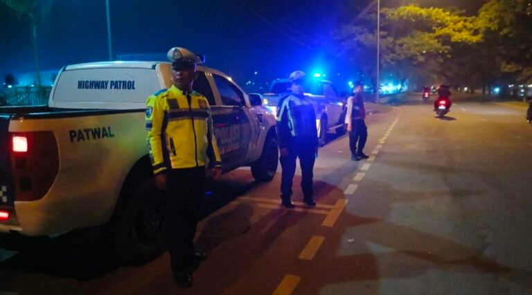 Polresta Deli Serdang Gelar Patroli Blue Light, Wujudkan Rasa Aman Bagi Masyarakat