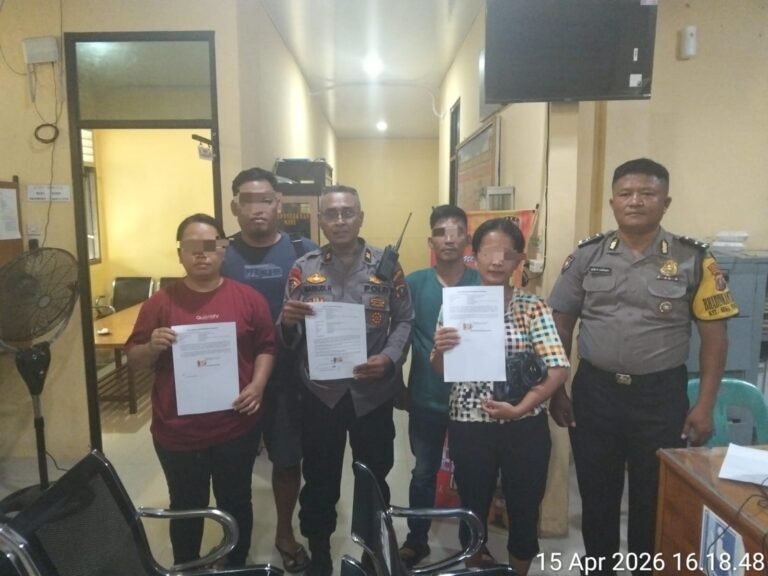 Polres Pematang Siantar Selesaikan Dugaan Perkelahian Dengan Problem Solving
