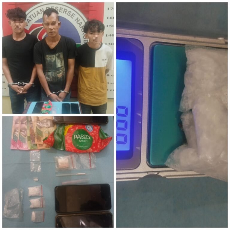 Satresnarkoba Polres Palas Berhasil Ungkap Kasus Narkotika Jenis Sabu, Amankan 4 Orang Dan Barang Buktinya