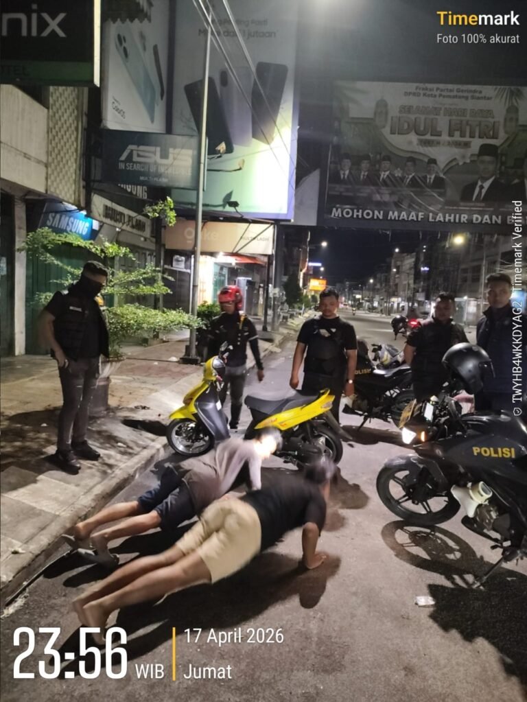 Polres Pematang Siantar Gencarkan Patroli Antisipasi Penyakit Masyarakat