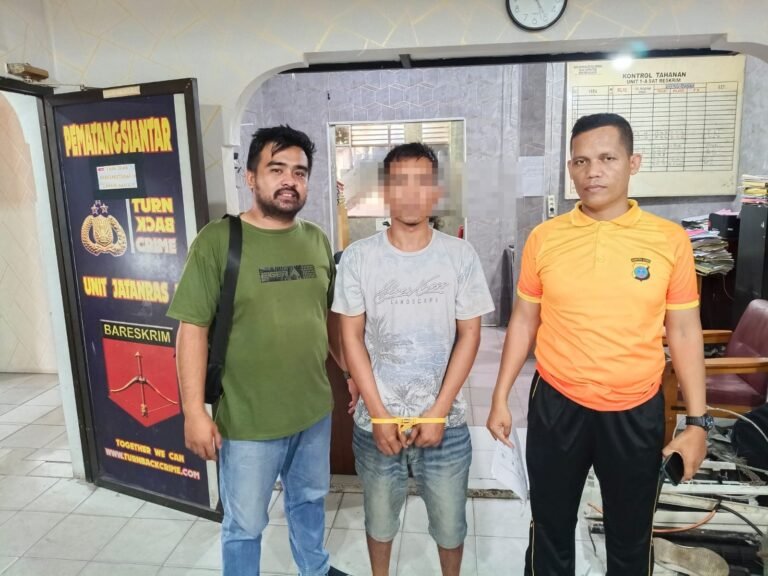 Polsek Siantar Martoba Tahan EK Terduga Pelaku Curat