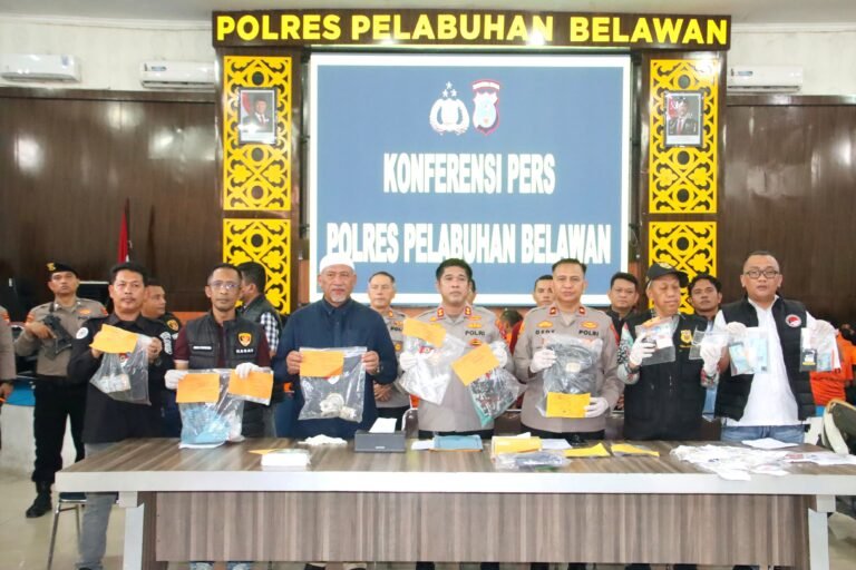 Empat Bulan 320 Kasus Dibongkar, Polres Belawan Sikat Narkoba Dan Kejahatan Jalanan