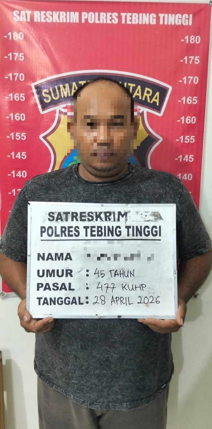 Tak Berkutik, Spesialis Curanmor Diamankan Sat Reskrim Polres Tebing Tinggi