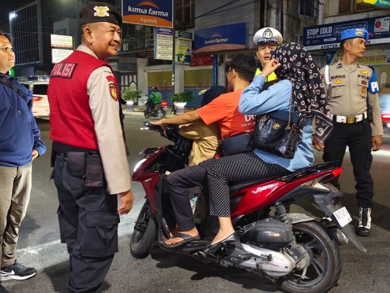Polres Pematang Siantar Laksanakan KRYD Antisipasi Balap Liar Dan Knalpot Brong