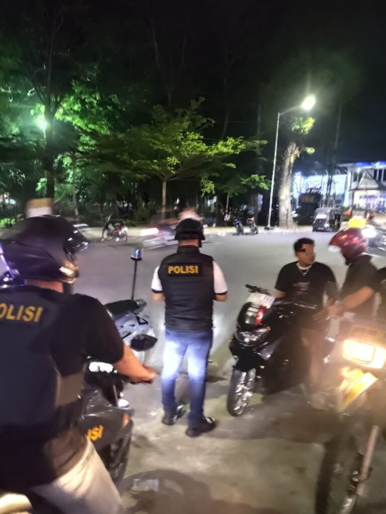 Polres Pematangsiantar Laksanakan Patroli Antisipasi Tawuran Geng Motor Dan Knalpot brong