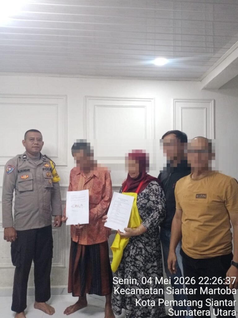 Polsek Siantar Utara Respon Cepat Selesaikan Keributan Warga Dengan Problem Solving