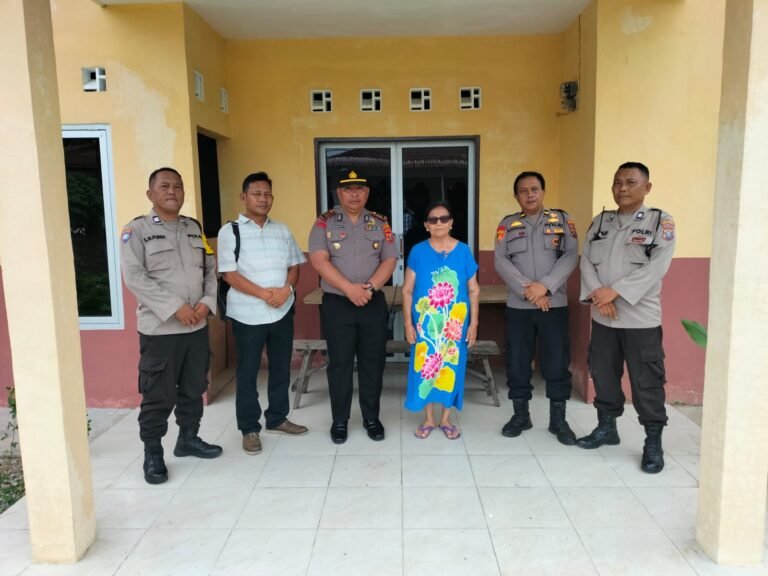 Kapolsek Sianțar Marihat Pengecekan Polsubsektor Jalan Jambu Bol Dan Mesin Pipil Jagung