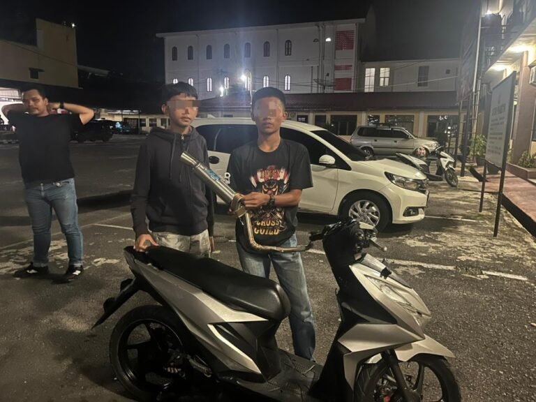 Antisipasi Guantibmas, Polres Pematang Siantar Laksanakan KRYD Dan Tiga Sepeda Motor Knalpot Brong Diamankan