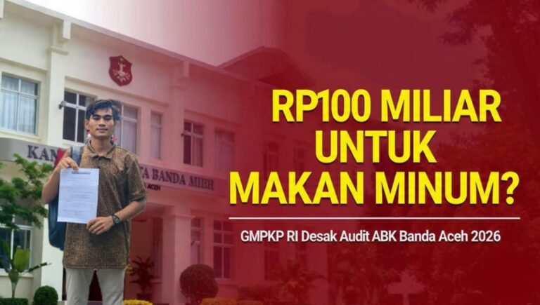 Diduga Jadi Celah Korupsi, Anggaran Konsumsi Banda Aceh Rp 100,2 Miliar