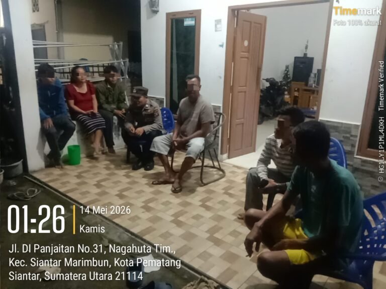 Polri Untuk Masyarakat, Polsek Siantar Marihat Cek TKP Keluhan Warganya