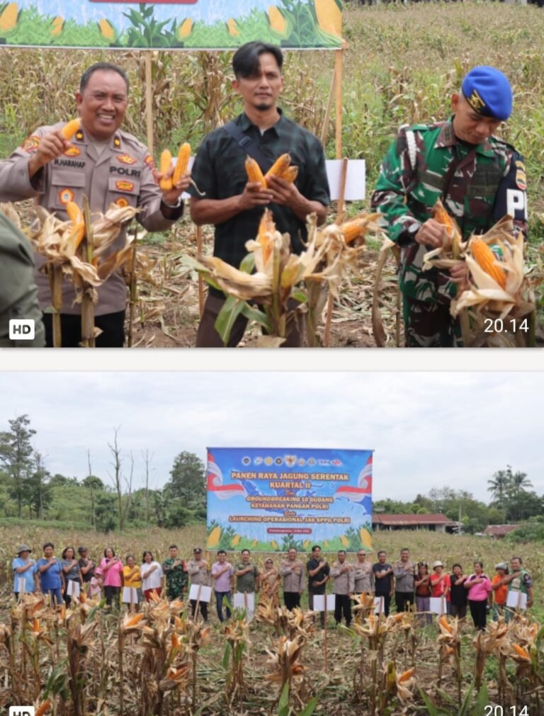 Polres Pematang Siantar Ikuti Zoom Meeting Panen Raya Jagung Serentak Kuartal II