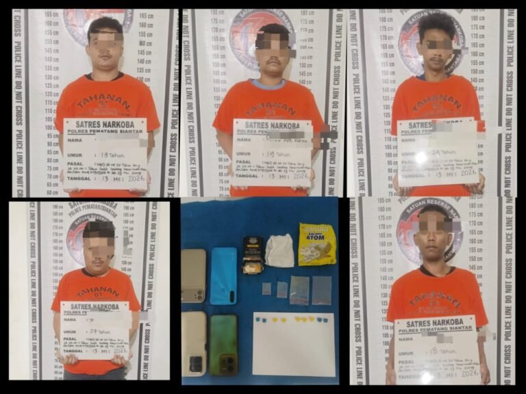 Berantas Peredaran Narkoba, Sat Res Narkoba Polres Pematang Siantar Berhasil Amankan Diduga Pelaku Kepemilikan Ekstasi
