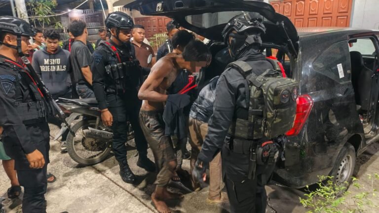 Brimob Sumut Gagalkan Percobaan Pencurian Saat Patroli Dini Hari, Dua Terduga Diamankan