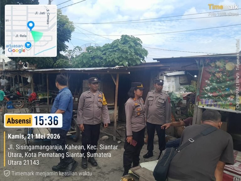 Respon Cepat, Kapolsek Siantar Utara Lakukan Pengecekan di Eks Terminal Sukadame Parluasan