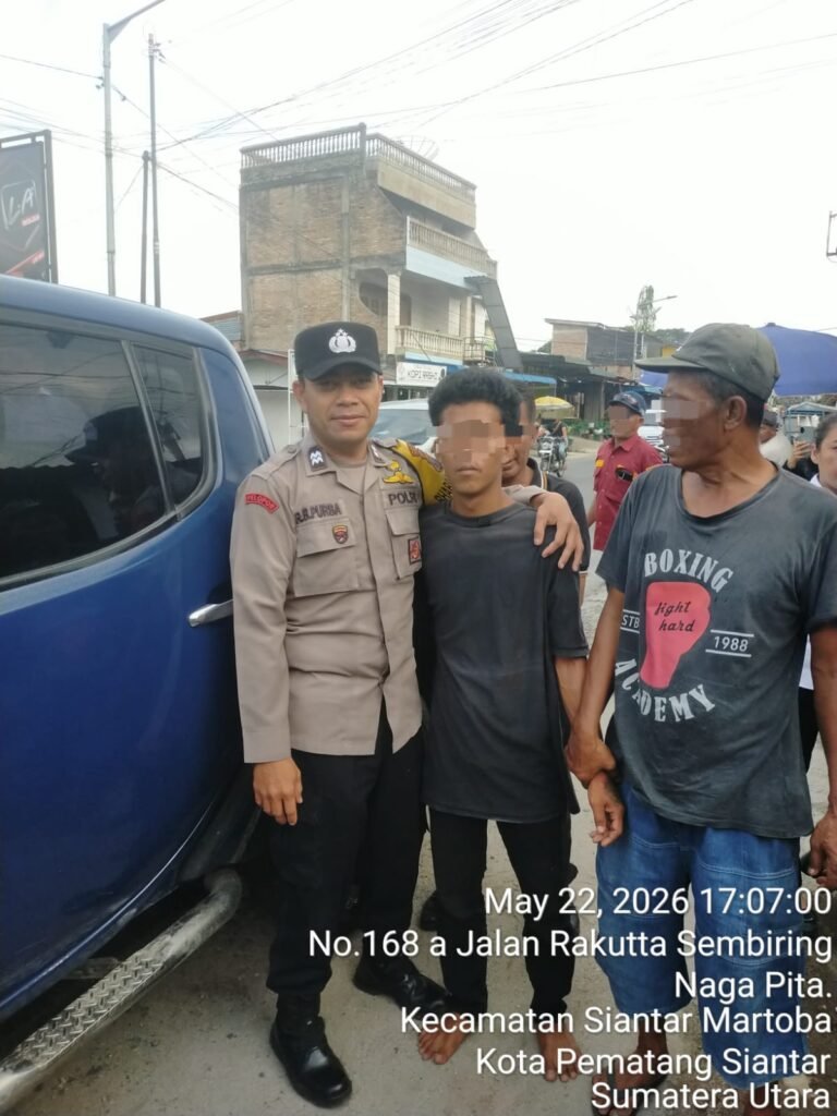 Polsek Siantar Martoba Bersama Lurah Nagapitu Tindak Lanjuti Laporan Warga Melalui Aplikasi eLapor