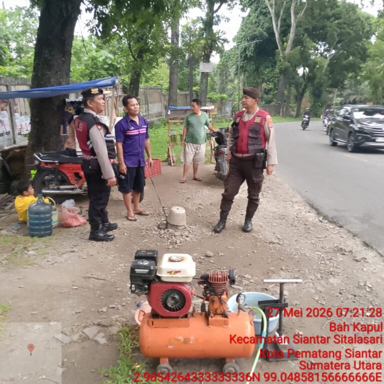 Sat Samapta Polres Pematang Siantar Laksanakan Patroli Rutin Pagi Hari Dan Gatur Lalin