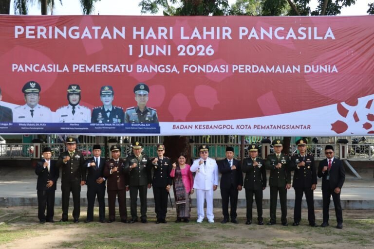 Kapolres Pematang Siantar Ikuti Upacara Peringatan Hari Lahir Pancasila Tahun 2026