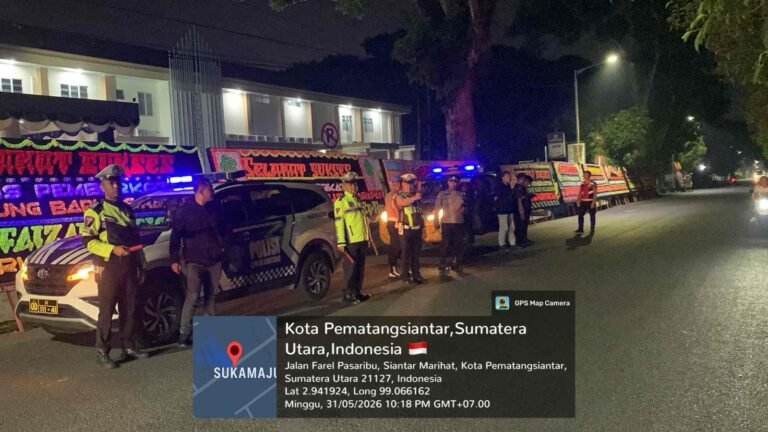 Polres Pematang Siantar Laksanakan Patroli BLP Pastikan Situasi Kamtibmas Yang Kondusif