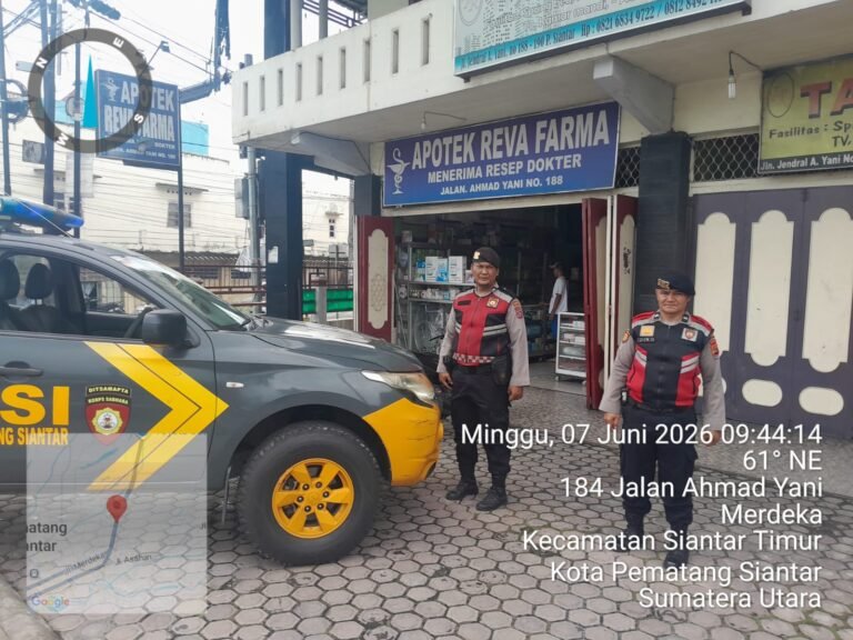 Berikan Rasa Aman Dan Nyaman Kepada Masyarakat, Sat Samapta Polres Pematang Siantar Laksanakan Patroli R4