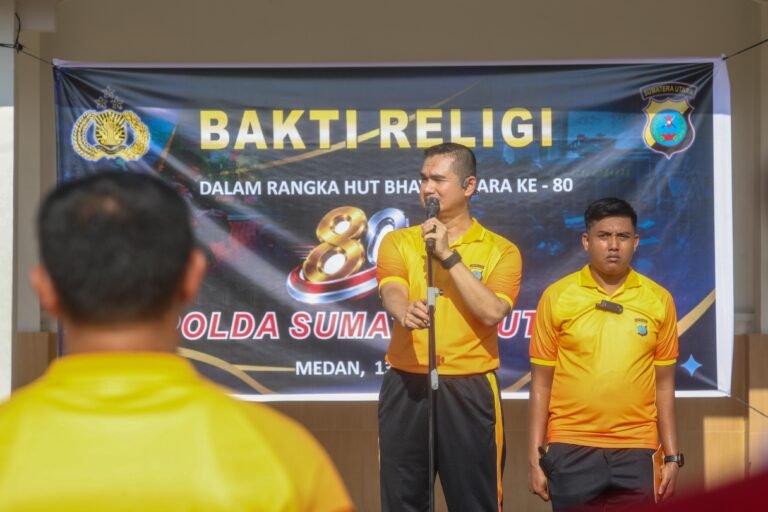 Sambut HUT Bhayangkara ke 80, Polda Sumut Gelar Bakti Religi di Gereja Oikumene Dan Masjid Al-Hidayah