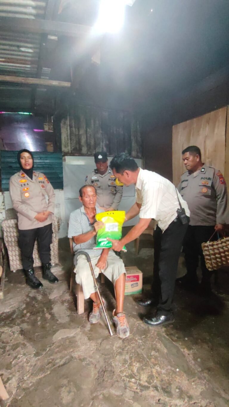 Sambut HUT Bhayangkara Ke 80 Tahun 2026, Polsek Siantar Selatan Kunjungi Warga Kurang Mampu
