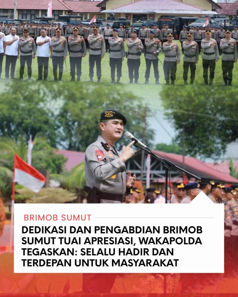 Dedikasi Dan Pengabdian Brimob Sumut Tuai Apresiasi, Wakapolda Tegaskan Selalu Hadir Dan Terdepan Untuk Masyarakat