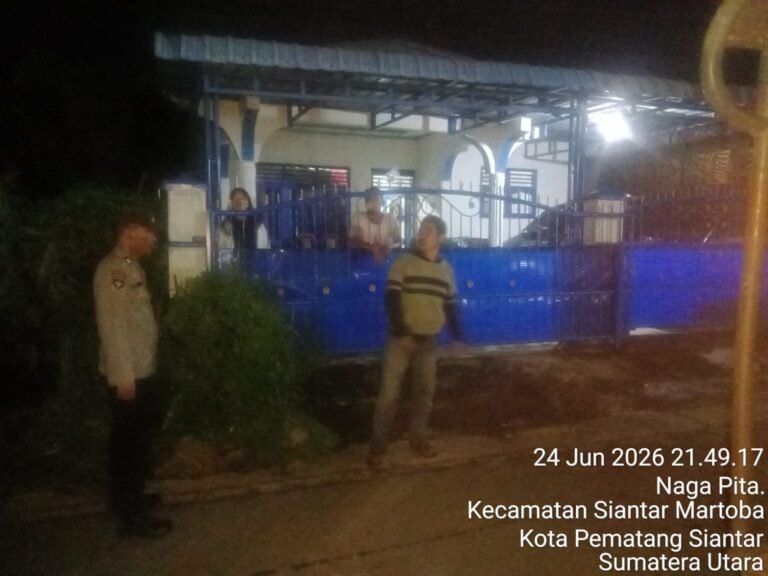Polsek Siantar Martoba Respon Cepat Cek TKP Keluhan Warga Jalan Asrama Martoba