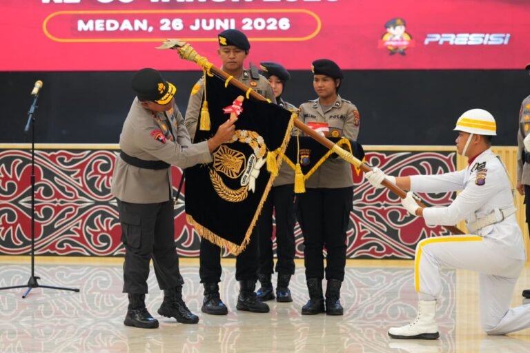 Kapolda Sumut Pimpin Upacara Pemuliaan Nilai-Nilai Tribrata, Perkuat Integritas Personel Sambut Hari Bhayangkara ke 80