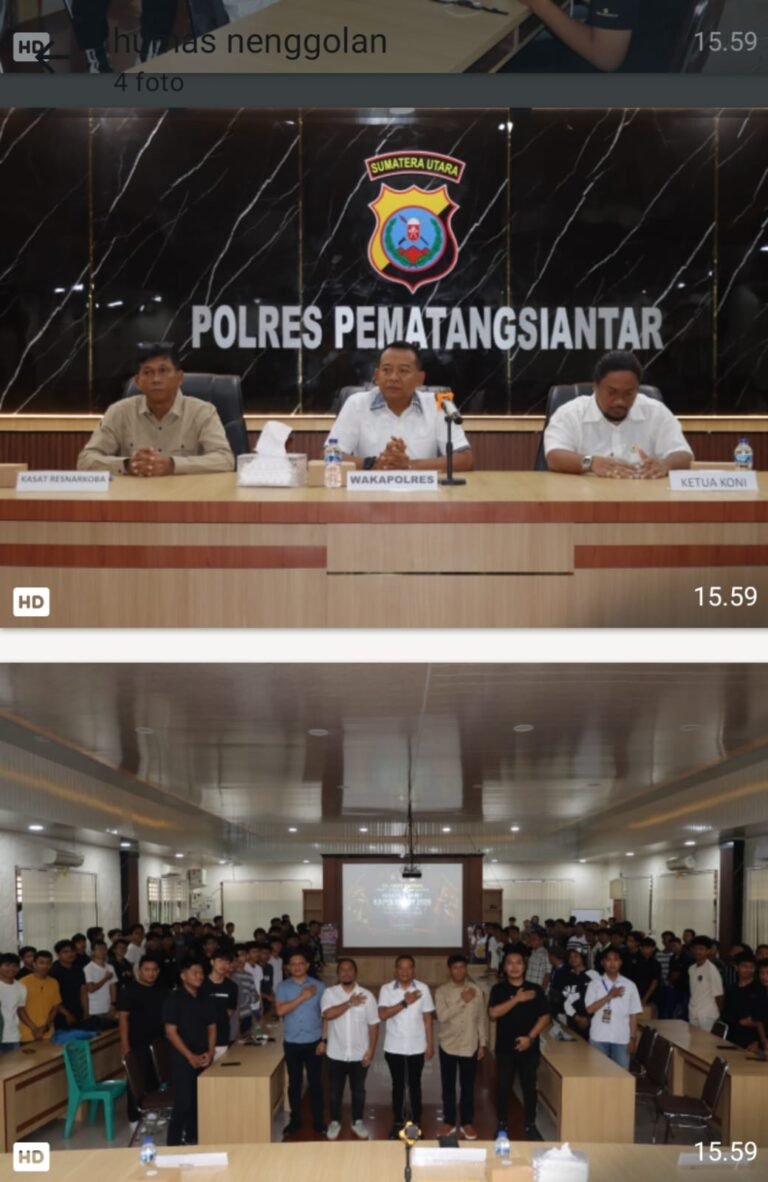 Polres Pematang Sianțar Gelar Pembukaan Turnamen Mobile Legends Kapolri Cup 2026 Sambut HUT Bhayangkara Ke 80