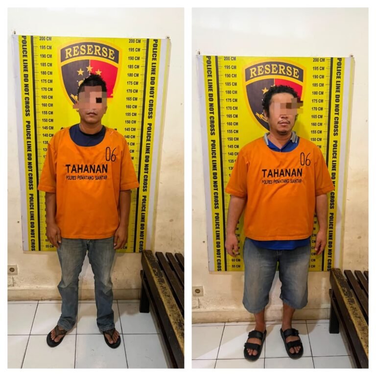 Polres Pematang Siantar Berhasil Amankan Dua Penadah Emas Batangan Curian di Madinah