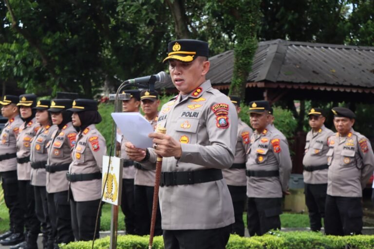 Kapolres Binjai Lantik 54 Personilnya Yang Naik Pangkat TMT 1 Juli 2026