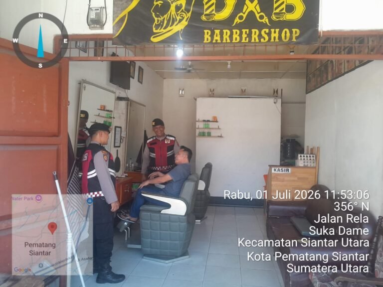 Pastikan Situasi Kamtibmas Aman dan Kondusif, Sat Samapta Polres Pematang Siantar Patroli R4