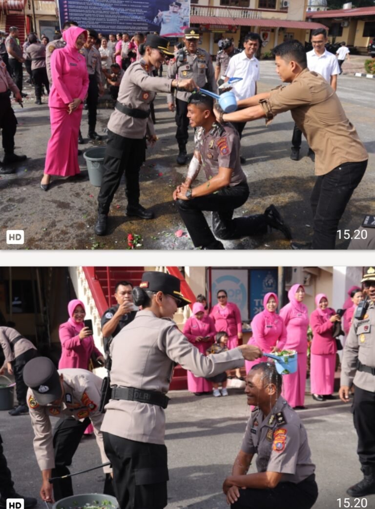 Polres Pematang Siantar Laksanakan Upacara Kenaikan Pangkat Perwira Dan Bintara Periode 1 Juli Tahun 2026