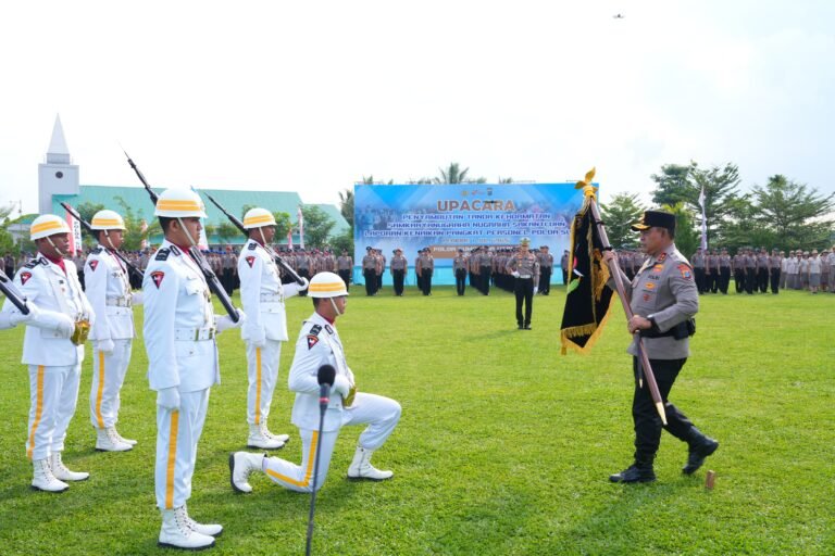Kapolda Sumut Nugraha Sakanti Jadi Amanah, 359 Personel Naik Pangkat Diminta Tingkatkan Pengabdian