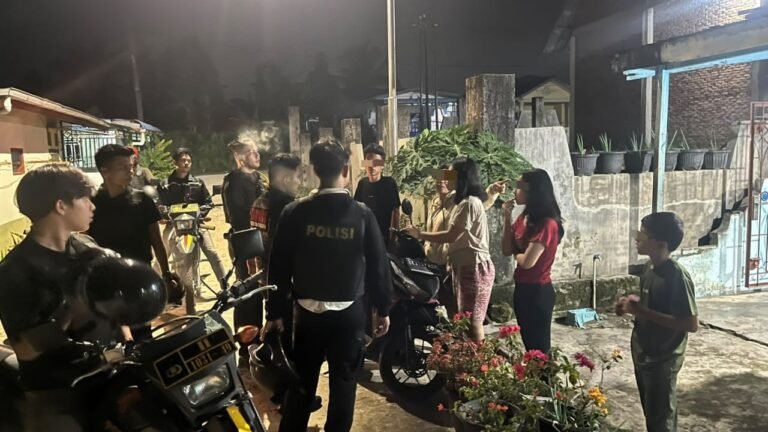 Patroli Timsus Dayok Mirah Polres Pematang Siantar Amankan Tiga Sepeda Motor Knalpot Brong