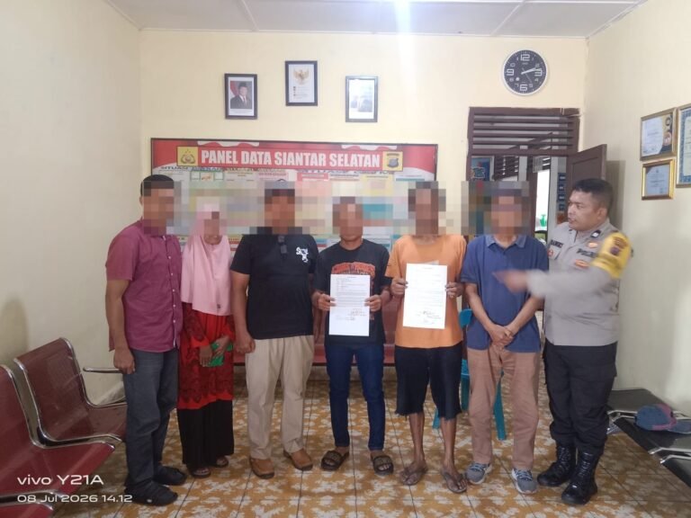 Polsek Siantar Selatan Selesaikan Dugaan Pencurian Dengan Problem Solving
