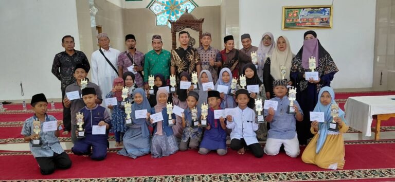 Tanamkan Cinta Al Qur’an Sejak Dini, Kebun Pasir Mandoge Semarakkan Muharram Dengan Lomba Tartil & Hafalan surah