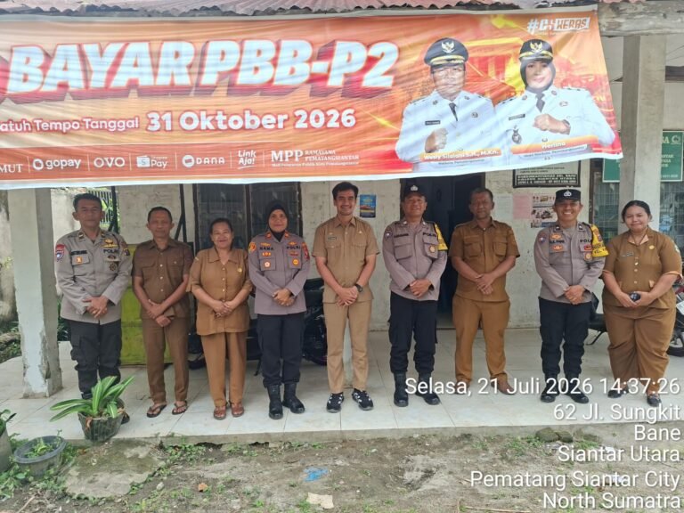 Jalin Kolaborasi, Kapolsek Siantar Utara Kunker ke Kantor Kelurahan Bane