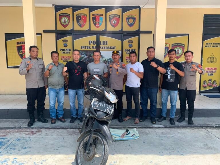Polsek Talawi Berhasil Ungkap Kasus Pencurian Kabel Tower, Satu Pelaku Diamankan