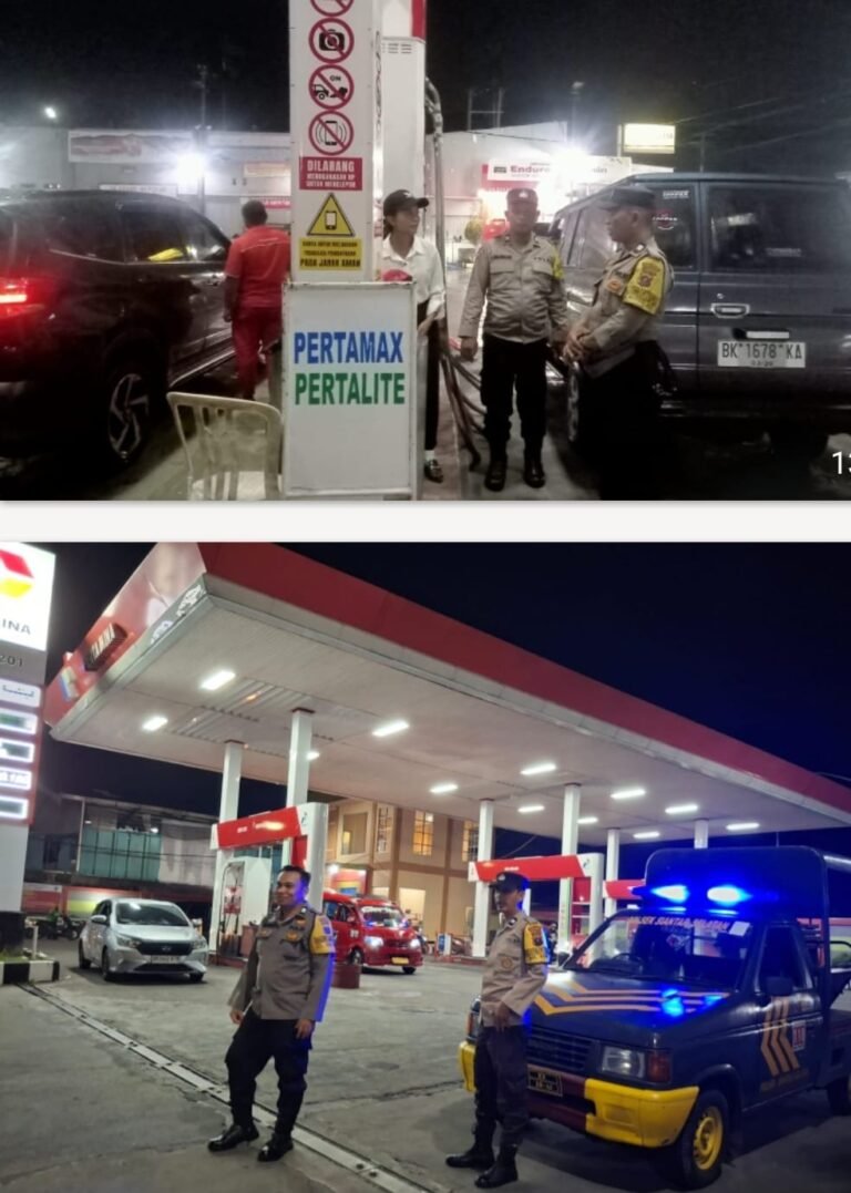 Polres Pematang Siantar Laksanakan Pengamanan Distribusi BBM di SPBU