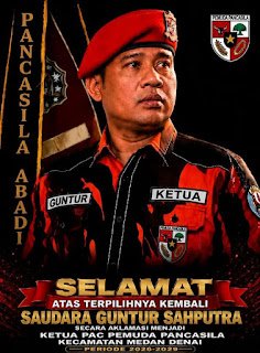 Guntur Sahputra Kembali Pimpin PAC Pemuda Pancasila Medan Denai Secara Aklamasi