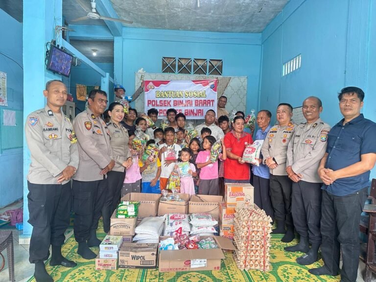 Polsek Binjai Barat Gelar Jum’at Berkah