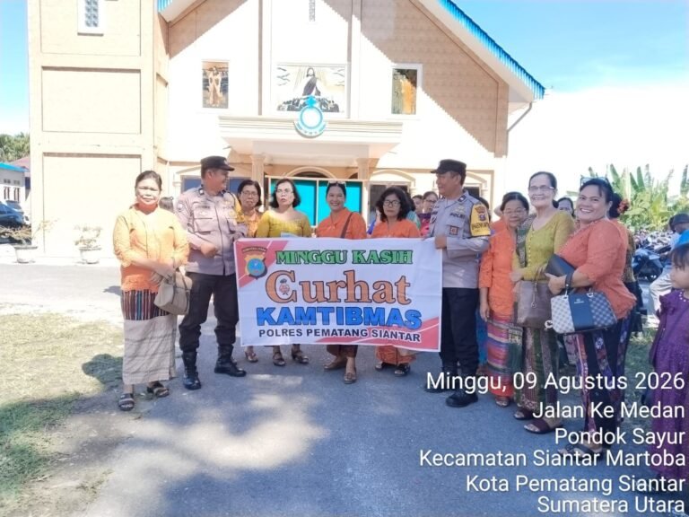 Bhabinkamtibmas Polsek Siantar Martoba Laksanakan Minggu Kasih Curhat Kamtibmas