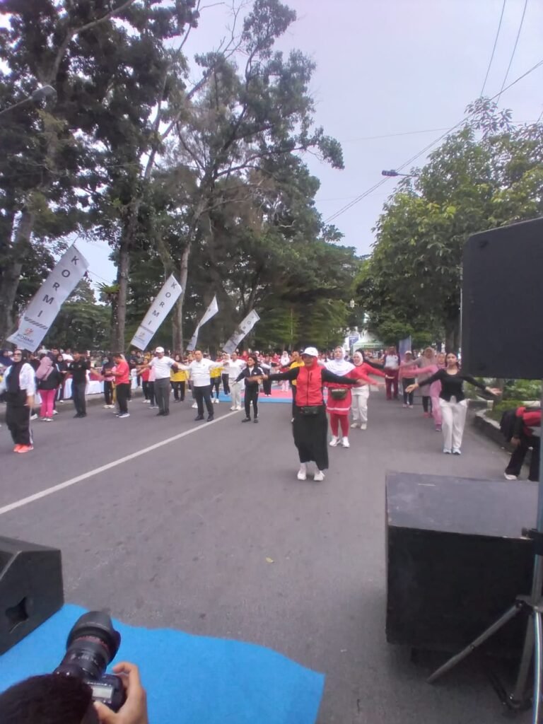 Polres Pematang Siantar Kawal Car Free Day Merah Putih, Kegiatan HUT ke 81 RI
