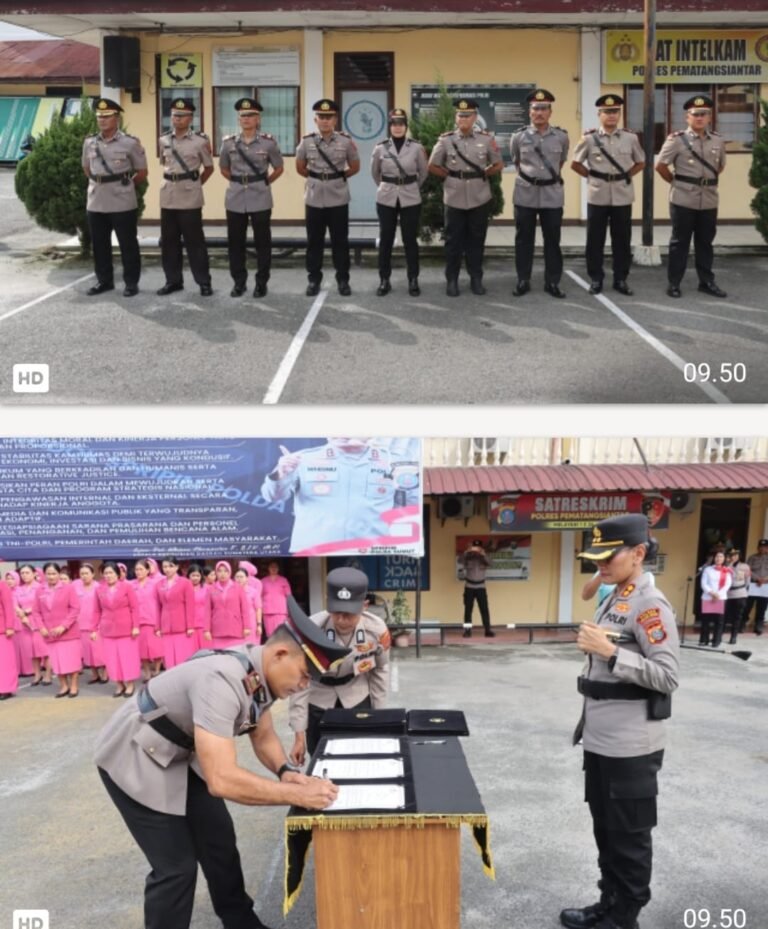 Lima Jabatan Strategis Berganti, Kapolres Pematang Siantar Tekankan Pelayanan Terbaik Untuk Masyarakat