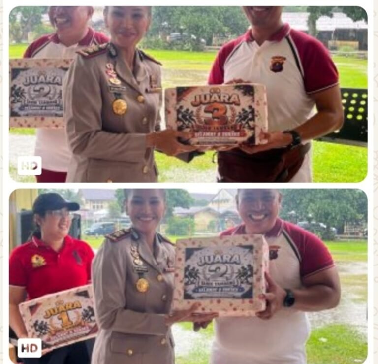 Dari Joget Balon Hingga Tarik Tambang, Polres Pematang Siantar Semarakkan HUT  ke 81 RI Penuh Keceriaan